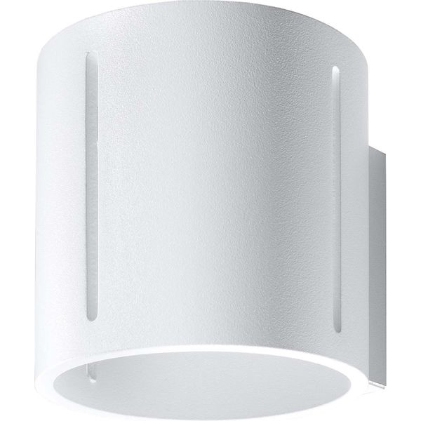 Lampada Da Parete Inez Bianco 1Xg9 8W Alluminio 10X12X10Cm Sollux Lighting-image