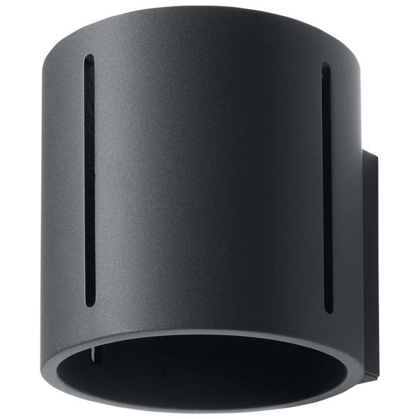 Lampada Da Parete Inez Nero 1Xg9 8W Alluminio 10X12X10Cm Sollux Lighting-image
