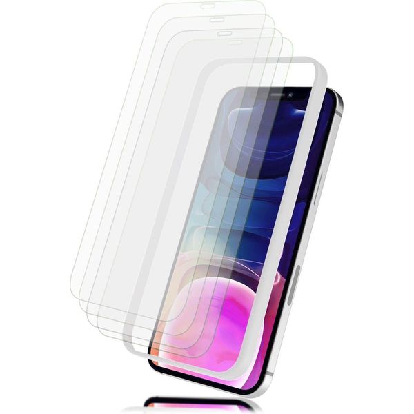 Nalia 4X Vetro Protettivo E Set Di Stencil Per Iphone 13 Pro Max, Vetro Protettivo Dello Schermo-image