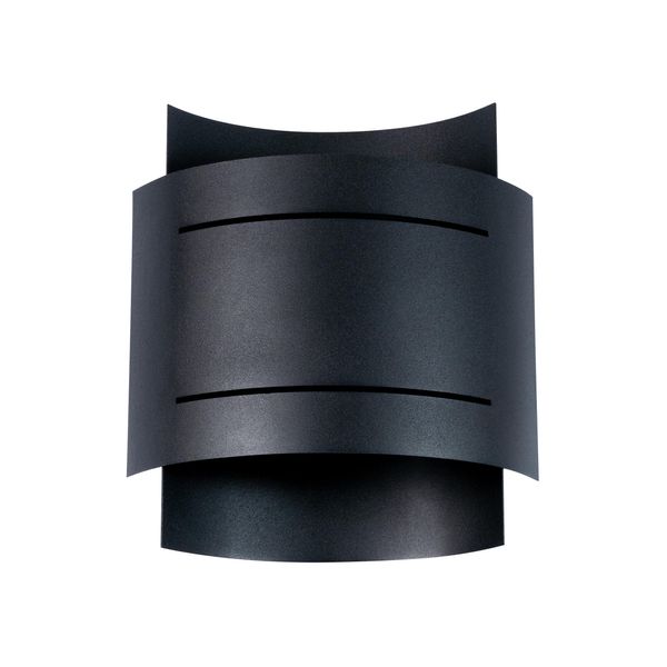 Lampada A Parete Hestia Nero 1Xg9 8W Acciaio 23X8.5X21Cm Sollux Lighting-image