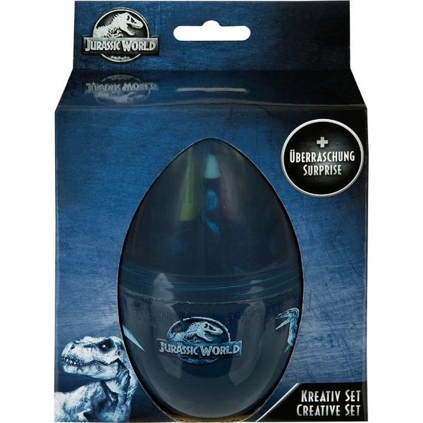 Figura Da Collezione Di Jurassic World In Un Uovo A Sorpresa Scoprire Il Mondo Dei Dinosauri-image