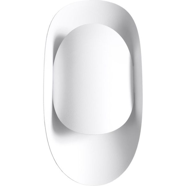 Lampada Da Parete Tear Bianco 1Xg9 8W Acciaio 30X10X13Cm Sollux Lighting-image