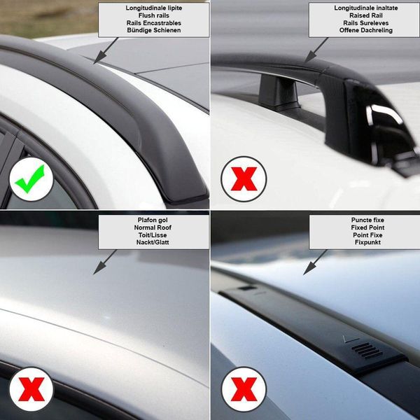 Menabo Tiger Black Xl Portapacchi/Portatutto Compatibile Con Land Rover Discovery Sport (L550) 2015-2019-image