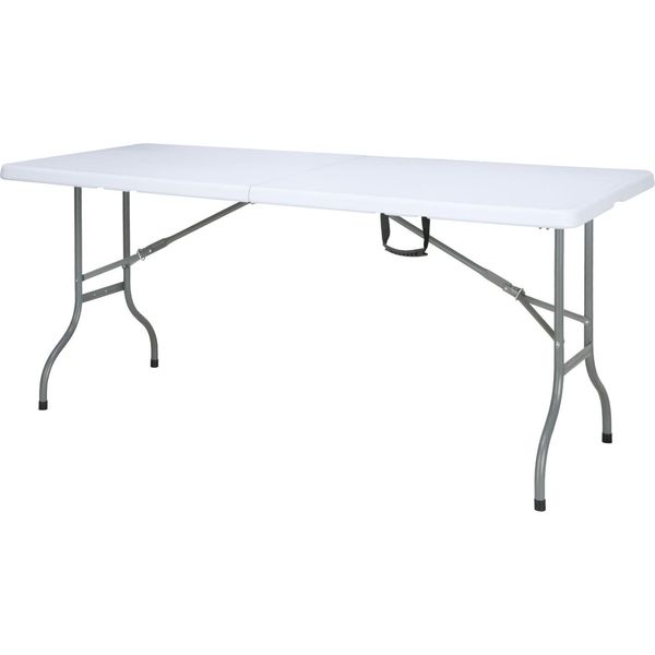 Tavolo Pieghevole Akita Tavolo Durevole E Resistente Alle Intemperie 183 X 76 Cm-image