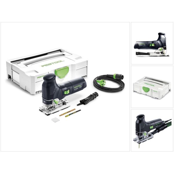Festool Ps 300 EQ-PLUS Seghetto Alternativo 720 W 120 Mm In Systainer ( 561445 ) + 2 Lame-image