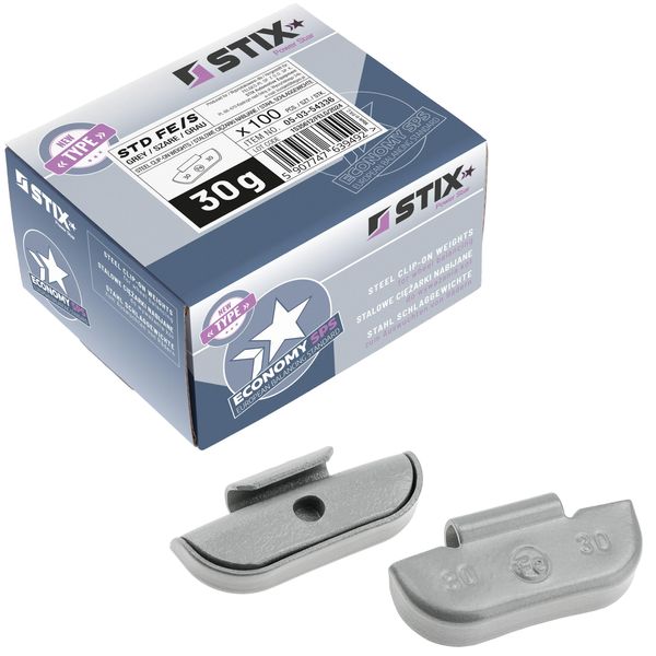 Pesi Stix Fe/S 100X30G, Rivestimento In Plastica, Pesi Di Bilanciamento-image