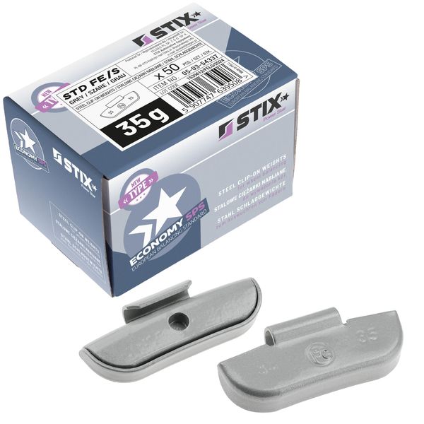 Pesi Stix Fe/S 50X35G, Rivestimento In Plastica, Pesi Di Bilanciamento-image