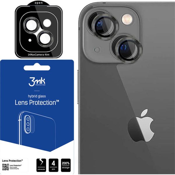 Apple Iphone 15 Plus - Protezione Lente 3Mk Pro Graphite-image