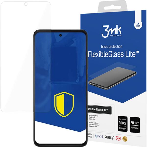 3Mk Display Hybridglass Flexibleglass Lite Per Motorola Edge 2022 0,16Mm 6H-image