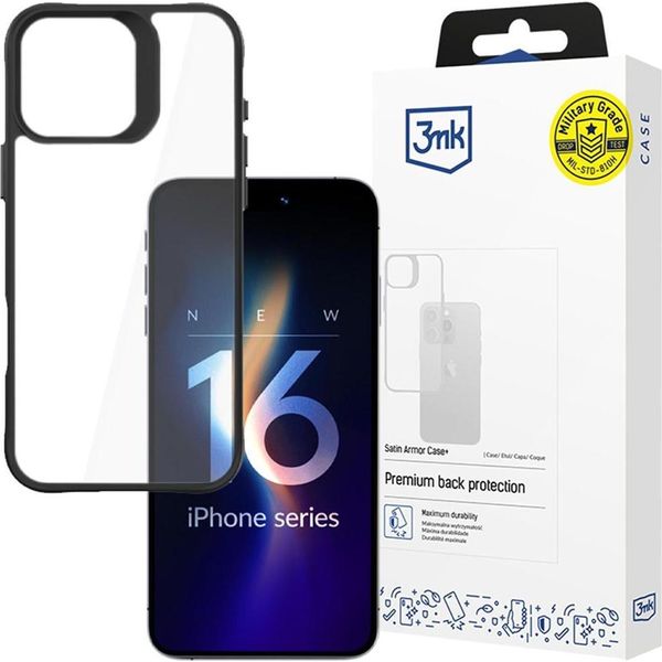 Apple Iphone 16 Pro Max - Custodia+ Armatura Satinata 3Mk-image