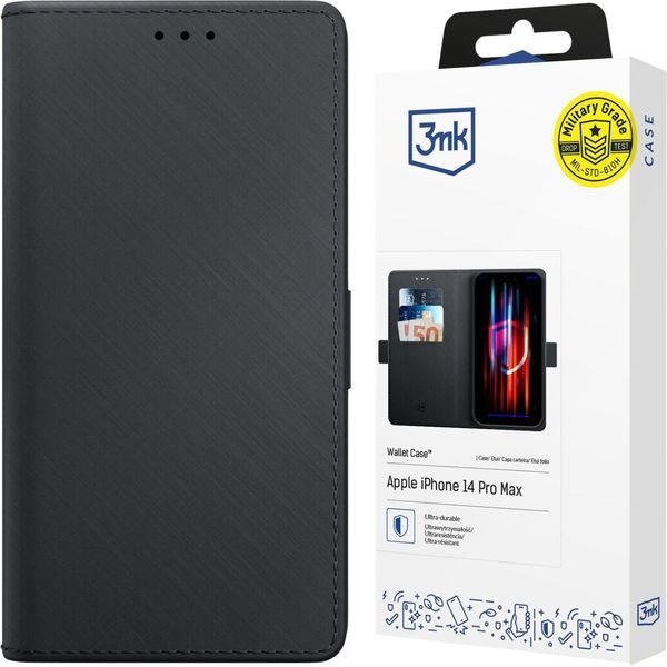 Apple Iphone 14 Pro Max - Custodia A Portafoglio 3Mk-image