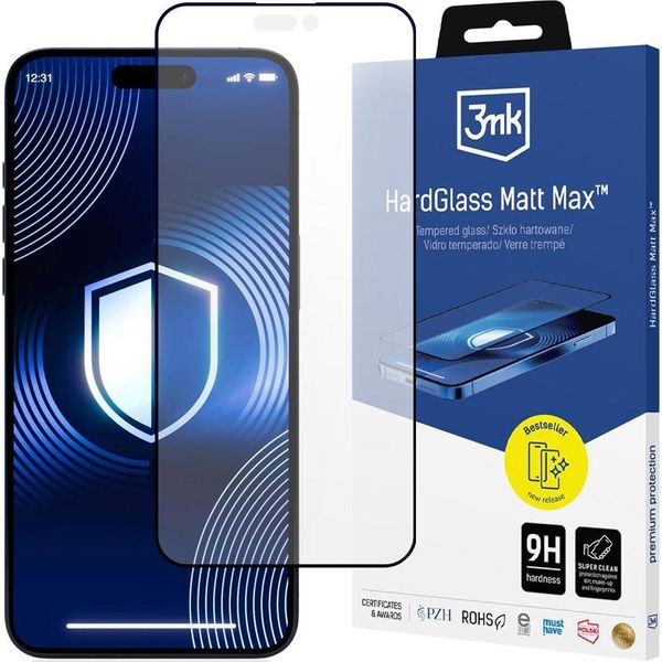 Apple Iphone 16 Pro Max - Vetro Duro 3Mk Opaco Max-image
