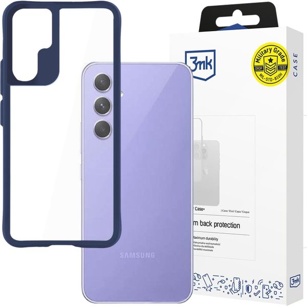 Samsung Galaxy A54 5G - Custodia 3Mk Satin Armor+ Blu-image