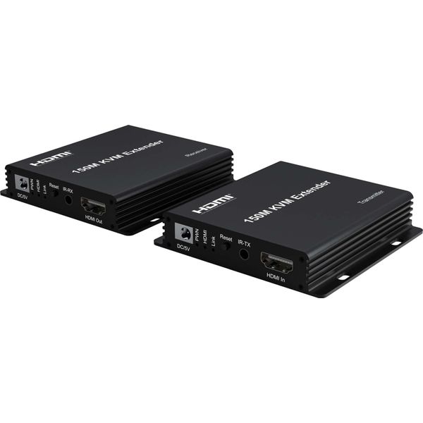 Estensore Kvm Hdmi Premiumcord Fino A 150 M Tramite Un Cavo Cat5E/Cat6, Full Hd 1080P-image