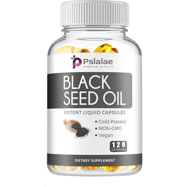 Olio Di Semi Neri 1000Mg (120 Capsule) Integratore Alimentare, Pelle, Capelli, Digestione, Articolazioni, Sistema Immunitario-image