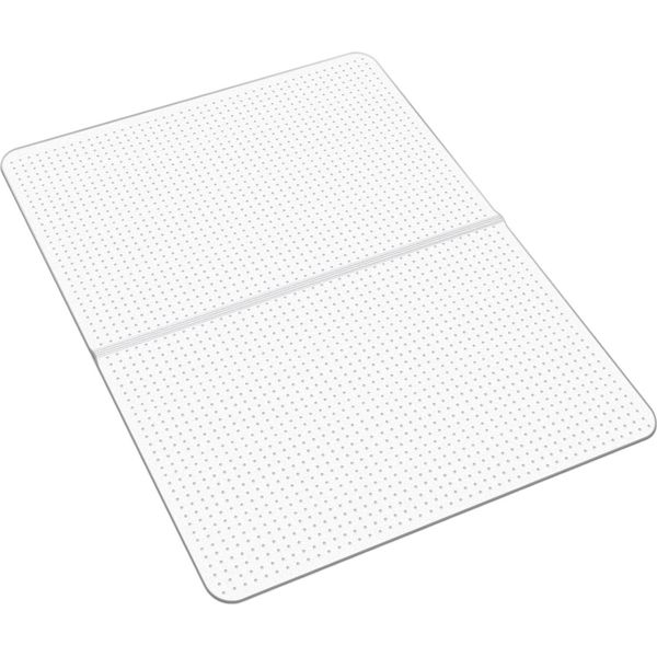 Vevor Sedia Tappetino Di Protezione Del Pavimento (1225 X 915 Mm) Sedia Ufficio Tappetino Antiscivolo Chiaro Tappeto Sedia In Pvc Con Borchie, Liscia Scorrevole Sotto Il Tappeto Scrivania Per Ufficio Casa (Rettangolare)-image