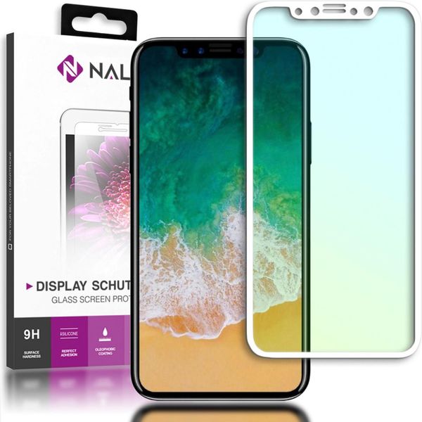 Nalia Vetro Protettivo Per Iphone 11 Pro / Iphone X Xs, Protezione Completa Dello Schermo Del Display Bianco-image