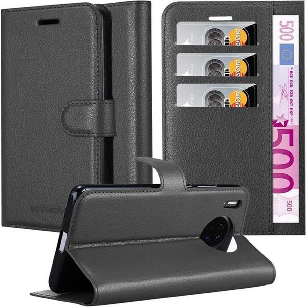 Cadorabo Cover Per Huawei Mate 30 Cover Protettiva In Nero Custodia Per Cellulare Cover Chiusura Magnetica-image