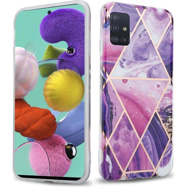 Cadorabo Custodia Protettiva Per Samsung Galaxy A51 5G In Tpu Viola Custodia Per Cellulare Custodia Cover-image