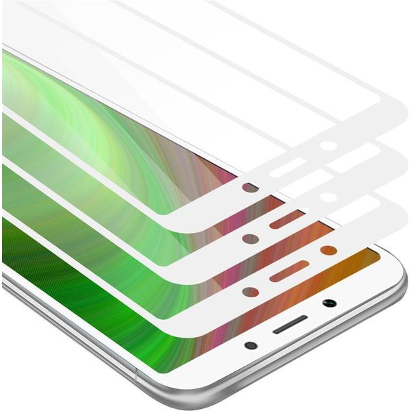 Cadorabo 3X Pellicola Protettiva A Schermo Intero Per Xiaomi Redmi 6 In Vetro Protettivo Del Display Temperato Nero-image