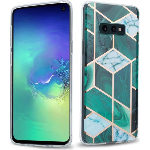 Cadorabo Custodia Protettiva Per Samsung Galaxy S10 4G In Tpu Verde Custodia Per Cellulare Custodia Cover-image