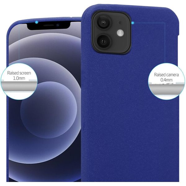 Cadorabo Custodia Protettiva Per Apple Iphone 12 Pro Max Custodia In Blu Telefono Cellulare Tpu Etui Cover Case-image