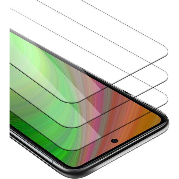 Cadorabo 3X Pellicola Blindata Per Xiaomi Mi 10T Lite Pellicola Protettiva In Vetro Naturale Temperato Di Protezione Del Display-image