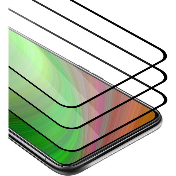 Cadorabo 3X Pellicola Protettiva A Schermo Intero Per Oppo Reno2 Z In Nero Vetro Protettivo Del Display Temperato-image