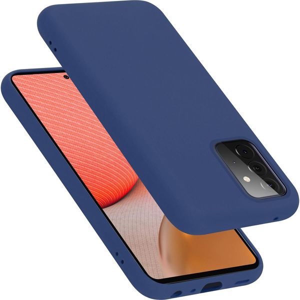 Cadorabo Custodia Protettiva Per Samsung Galaxy A72 4G / 5G In Blu Custodia Del Telefono Cellulare Custodia Cover Tpu Etui-image