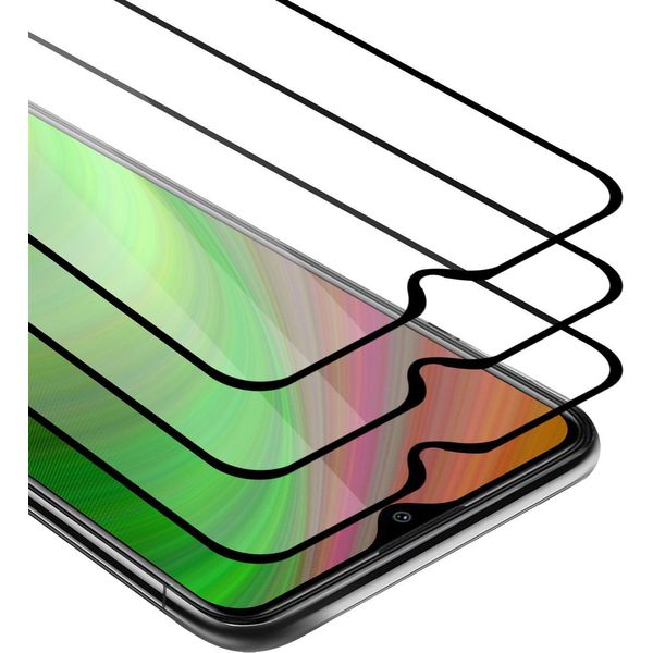 Cadorabo 3X Pellicola Protettiva A Schermo Intero Per Xiaomi Redmi 8A In Nero Vetro Protettivo Del Display Temperato-image