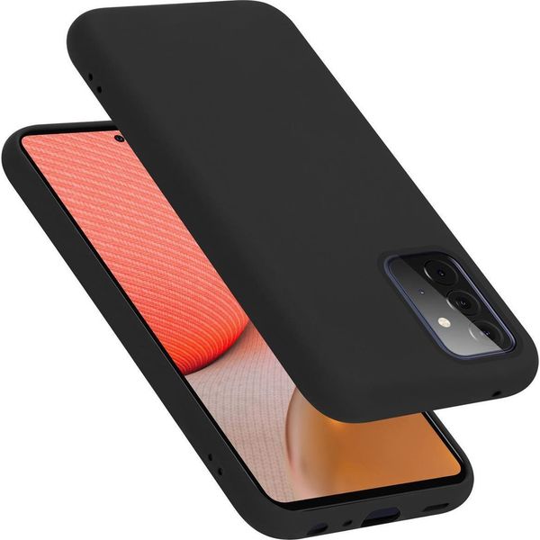 Cadorabo Custodia Protettiva Per Samsung Galaxy A72 4G / 5G Custodia In Nero Telefono Cellulare Custodia Cover Tpu Etui-image