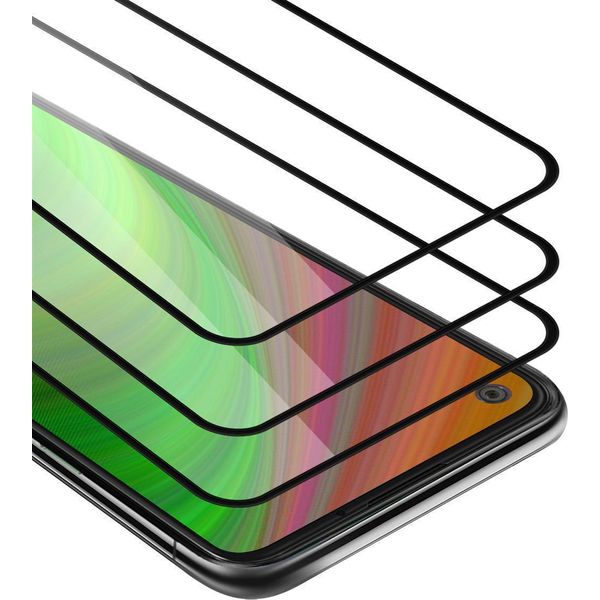 Cadorabo 3X Pellicola Protettiva A Schermo Intero Per Wiko View5 Plus In Nero Vetro Protettivo Del Display Temperato-image