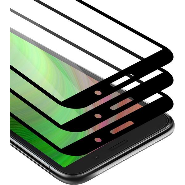 Cadorabo 3X Pellicola Blindata A Schermo Intero Per Honor 9S Pellicola Protettiva In Vetro Temperato Nero Di Protezione Del Display-image