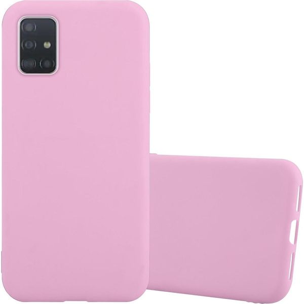 Custodia Cadorabo Per Samsung Galaxy A72 4G / 5G Custodia Protettiva In Rosa Custodia Del Telefono Cellulare Tpu Custodia In Silicone Copertura-image