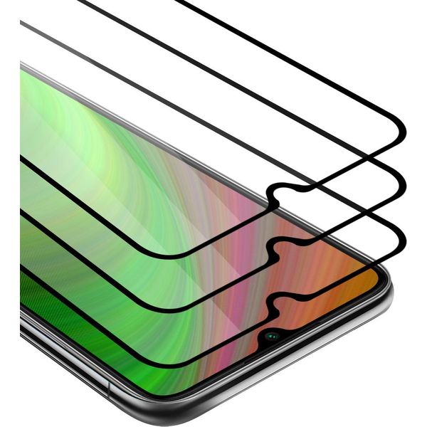 Cadorabo 3X Pellicola Protettiva A Schermo Intero Per Xiaomi Redmi Note 8 In Nero Vetro Protettivo Del Display Temperato-image