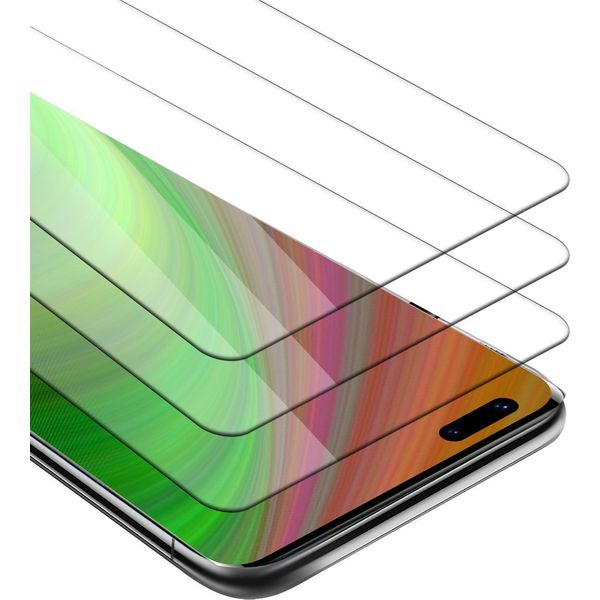 Cadorabo 3X Pellicola Corazzata Per Huawei Mate 40 Pro Pellicola Protettiva In Vetro Temperato Naturale Screen Protector-image