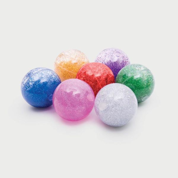 Palline Sensoriali Glitterate Tickit - Set Arcobaleno Con 7 Palline-image