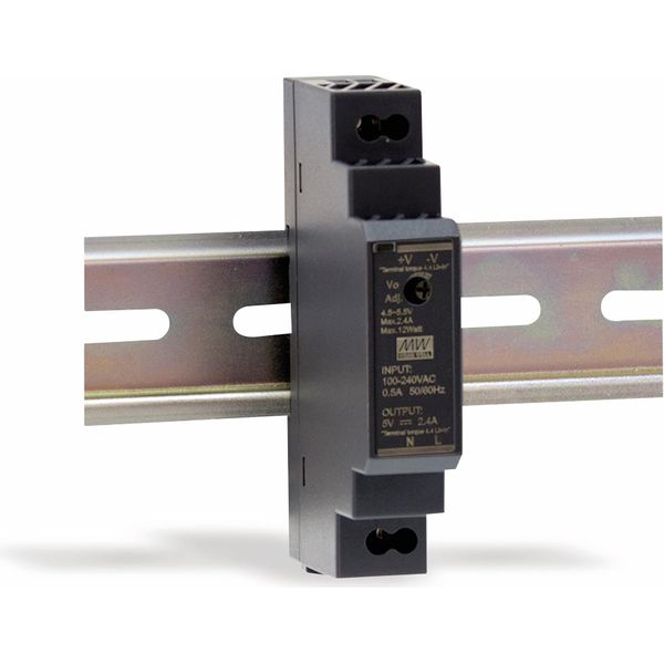 Alimentatore Switching Per Guida Din Mean Well HDR-15-15, 15 V-/1 A-image