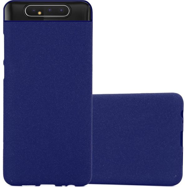 Cadorabo Custodia Protettiva Per Samsung Galaxy A80 / A90 4G In Blu Custodia Del Telefono Cellulare Tpu Etui Cover Case-image