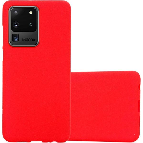 Cadorabo Custodia Protettiva Per Samsung Galaxy S20 Ultra In Rosso Custodia Per Telefono Cellulare Tpu Etui Cover Case-image