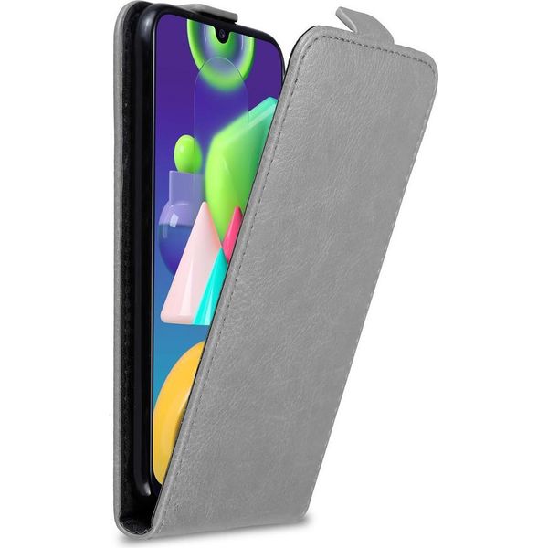 Cadorabo Cover Per Samsung Galaxy M31 Cover Protettiva In Grigio Flip Case Custodia Per Telefono Cellulare Cover-image