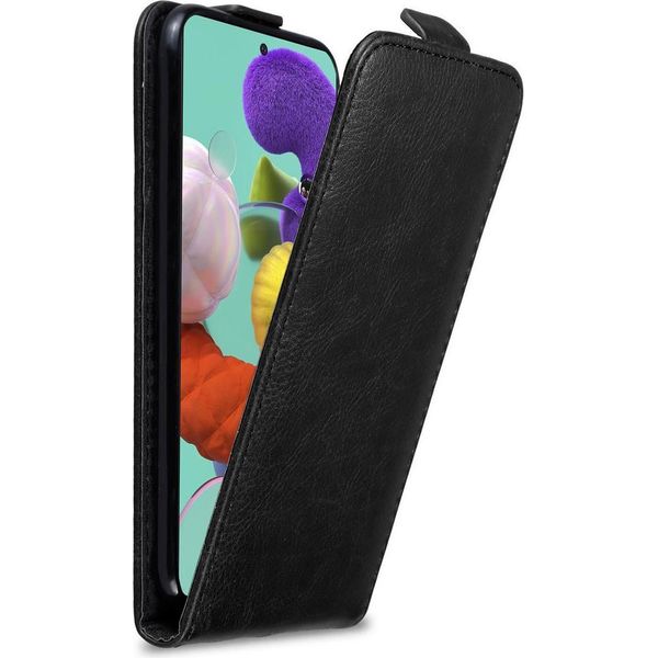 Cadorabo Cover Per Samsung Galaxy A51 4G / M40S Cover Protettiva In Nero Flip Case Custodia Del Telefono Cellulare Case Cover-image