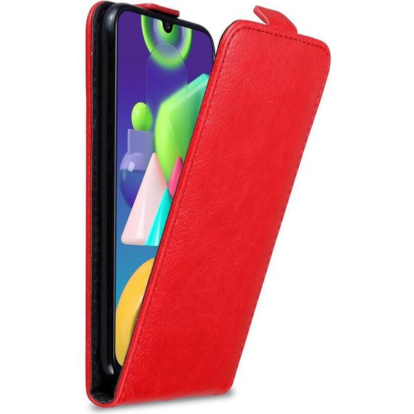 Cadorabo Cover Per Samsung Galaxy M31 Cover Protettiva In Rosso Flip Case Custodia Per Telefono Cellulare Cover-image