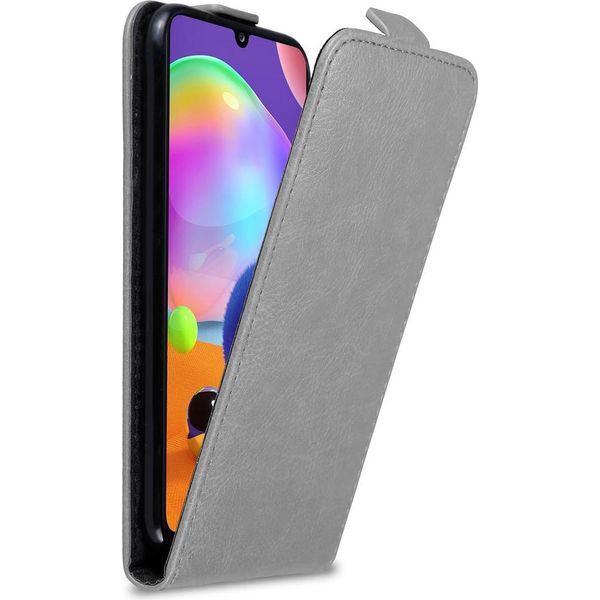 Cadorabo Cover Per Samsung Galaxy A31 Cover Protettiva In Grigio Flip Case Custodia Per Telefono Cellulare Cover-image