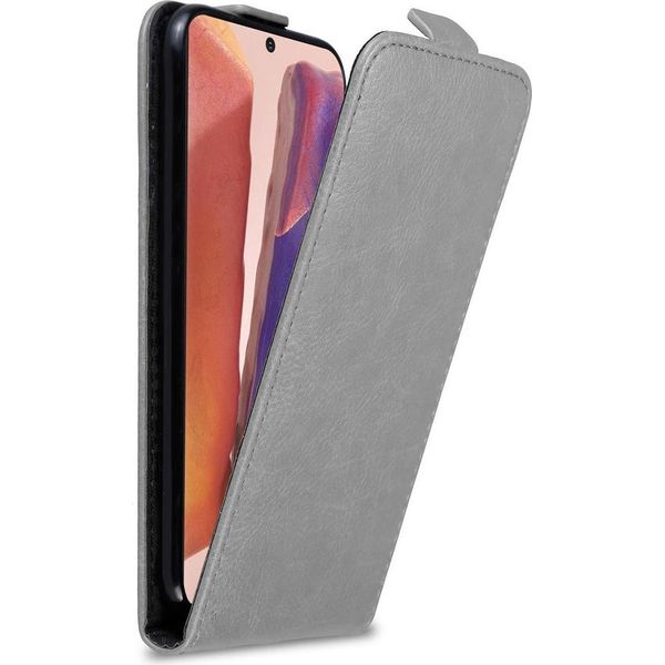 Cadorabo Cover Per Samsung Galaxy Note 20 Cover Protettiva In Grigio Flip Case Custodia Per Telefono Cellulare Cover-image