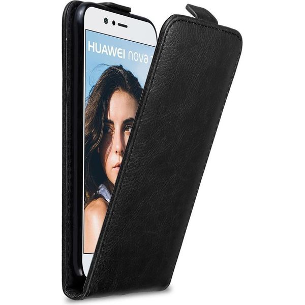 Cadorabo Cover Per Huawei Nova 2 Cover Protettiva In Nero Flip Case Custodia Del Telefono Cellulare Case Cover-image