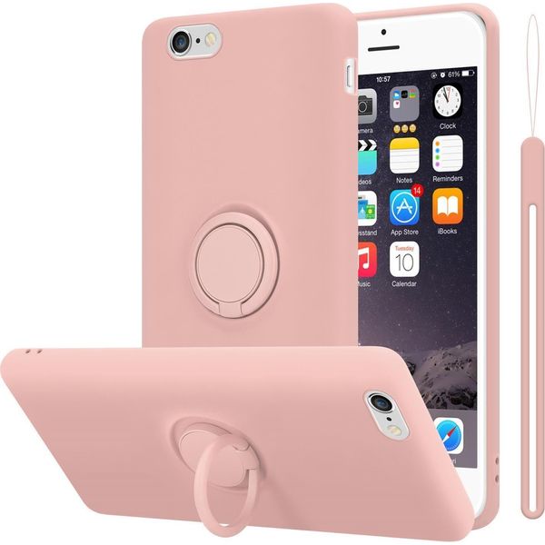 Custodia Cadorabo Per Apple Iphone 6 Plus / 6S Plus Custodia Protettiva In Rosa Custodia Per Cellulare Tpu Custodia Cover-image