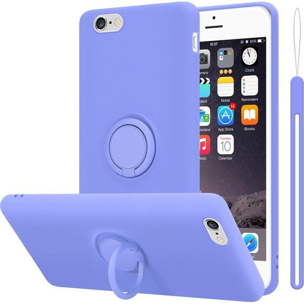 Custodia Cadorabo Per Apple Iphone 6 / 6S Custodia Protettiva In Viola Custodia Del Telefono Cellulare Tpu Custodia Cover-image