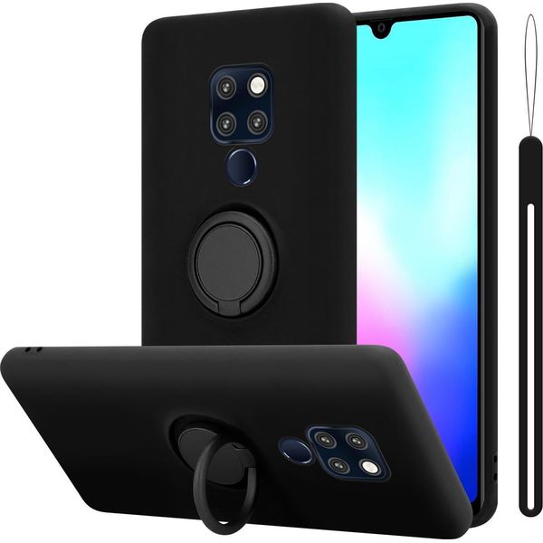 Cadorabo Cover Per Huawei Mate 20 Cover Protettiva In Nero Custodia Del Telefono Cellulare Tpu Custodia Cover-image