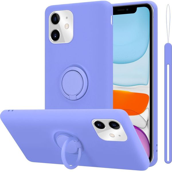 Custodia Cadorabo Per Apple Iphone 11 Custodia Protettiva In Viola Custodia Del Telefono Cellulare Tpu Custodia Cover-image